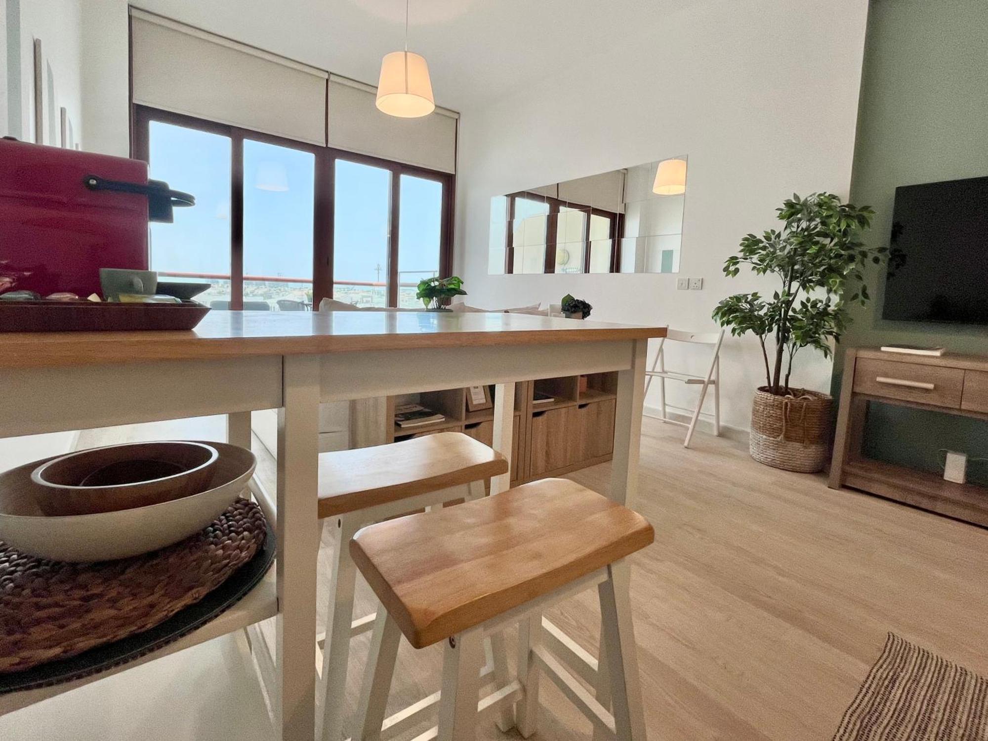 Palm Jumeirah Upgraded & Cozy Boutique Apartment Dubai Luaran gambar
