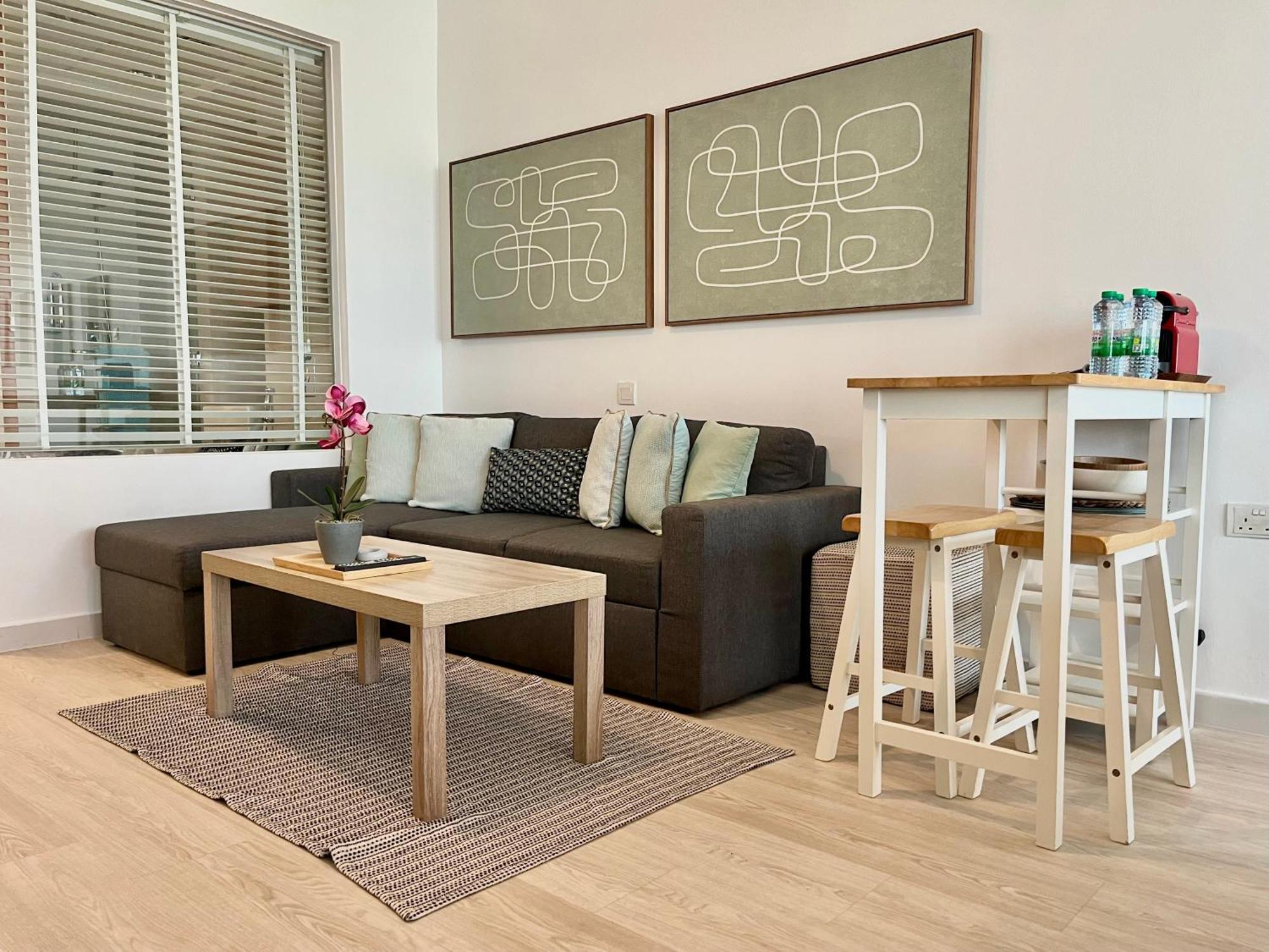 Palm Jumeirah Upgraded & Cozy Boutique Apartment Dubai Luaran gambar